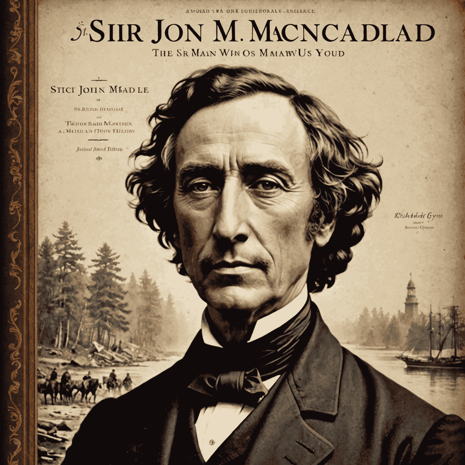 Book cover of 'Sir John A. Macdonald: The Man Who Made Us' by Richard Gwyn