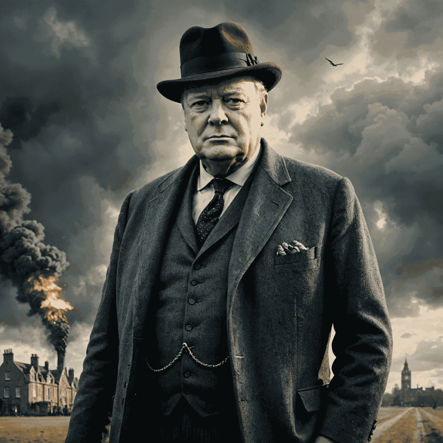 Book cover of 'Churchill: Walking with Destiny' by Andrew Roberts